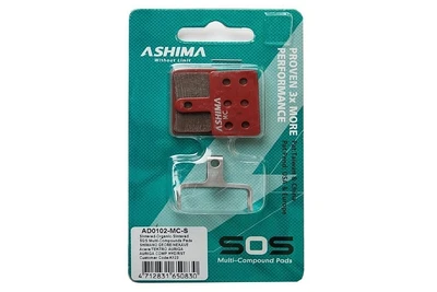 Колодки для дисковых тормозов, мультикомпаудные BAD0102MC-S 1302198324