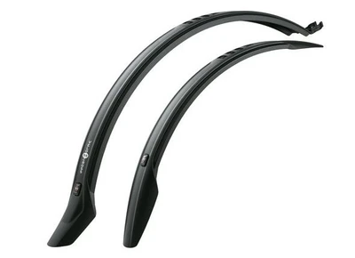 Комплект полноразмерных крыльев SKS Velo-65 CROSS SET 26" черные пластик 65мм 808014009