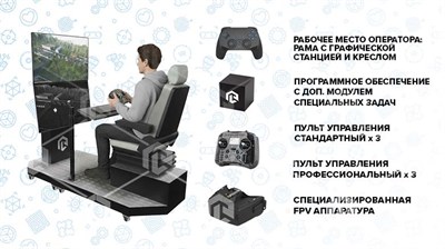 Тренажер «Оператор БПЛА различных типов ПЛ-ДРОН - Профессиональная комплектация» K3 810731865