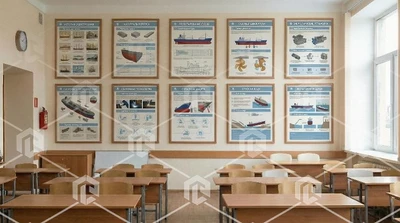 Комплект настенных плакатов "Судостроение" 542633282