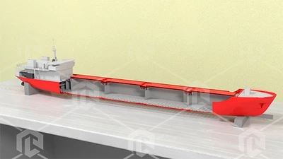 Действующий электрифицированный макет «Судовые системы на примере сухогрузного судна проекта «Волга» 1171482474