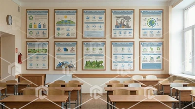 Комплект настенных плакатов "Экология" 956053480