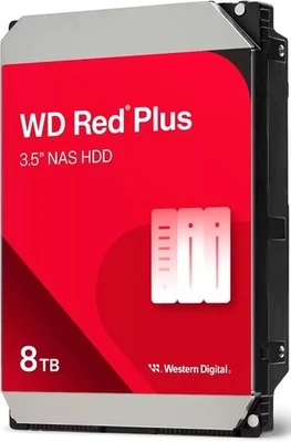 Жесткий диск Western Digital Red Plus 3.5 8TB 5.64K SATA3 1024523573