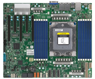 Материнская плата SUPERMICRO LGA-6096 (Socket SP5) System on Chip H13SSL-NT 347374962