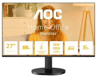 Монитор AOC Q27B3CF2 27.0-inch черный 298978247