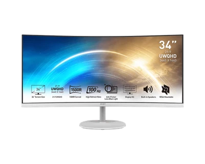 Монитор MSI MP341CQ 34.0-inch белый 735176493