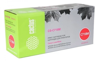 Тонер-картридж пурпурный Cactus CS-C718M 563085551