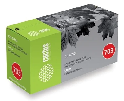 Тонер-картридж черный Cactus CS-C703 227723447