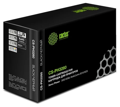 Тонер-картридж черный Cactus CS-PH3260 1682950576
