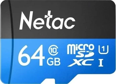 Карта памяти Netac MicroSDXC P500 Standard 64GB 1995374911