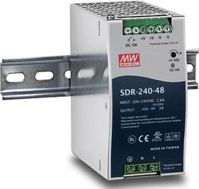 Блок питания на DIN-рейку MeanWell SDR-240-48 2030080843