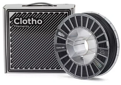 ABS пластик Clotho Filaments Black 1,75 мм (750 гр) 796276309