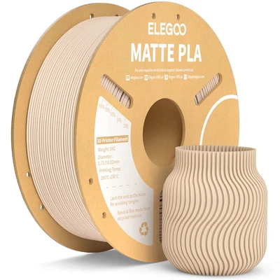 PLA Matte пластик Elegoo Beige Бежевый 1,75 мм (1 кг) 1173937753
