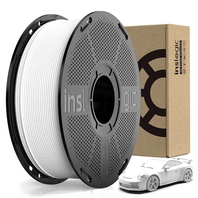 PLA Matte пластик Inslogic White 1,75 мм (1 кг) 1281201158