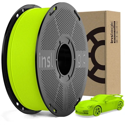 PLA Matte пластик Inslogic Yellow Желтый 1,75 мм (1 кг) 2041829302