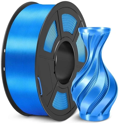 PLA Plus пластик Sunlu Silk Blue Синий 1,75 мм (1кг) 627266042