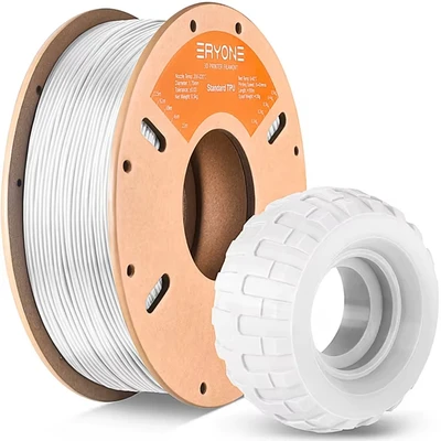 TPU Standart пластик ERYONE White Белый 1,75 мм (500 гр) 244989979
