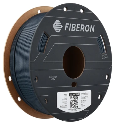 ASA-CF08 пластик Fiberon™ Dark Grey (Темно-серый) 1,75 мм (500 гр) 480183165
