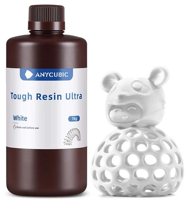 Фотополимерная смола Anycubic Tough Resine Ultra White Белая (1 кг) 361808023