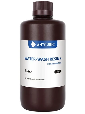 Фотополимерная смола Anycubic Water Wash Resin+ Black Черный (1кг) 1066924588