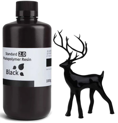 Фотополимер Elegoo Standard Resin Black V2.0 (1кг) 920164838