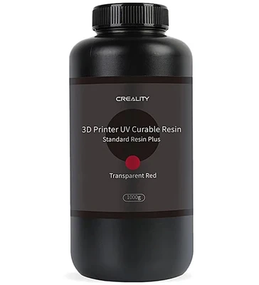 Фотополимер Creality Standard Rigid Plus Transparent Red прозрачный красный (1 кг) 585672795