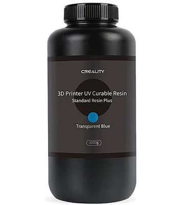 Фотополимер Creality Standard Rigid Plus Transparent Blue (прозрачный синий) (1 кг) 1489219517