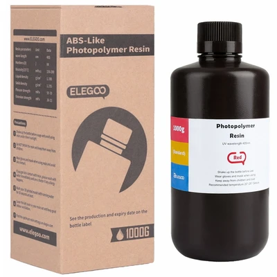 Фотополимер Elegoo ABS-Like Resin Red (1кг) 65379429