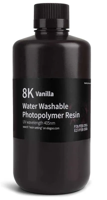 Фотополимер Elegoo Water Washable Resin 8K Vanila (1кг) 477317953