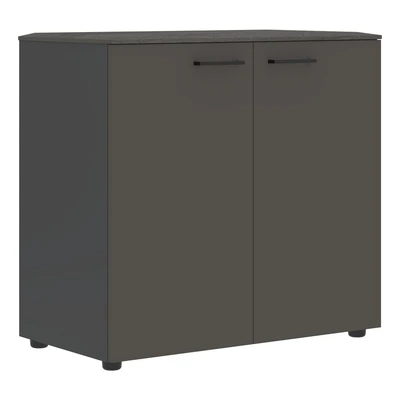 Шкаф низкий JAY JLC 85.1, орех мокко/мокко/антрацит, 856х452х814 мм 2048218168