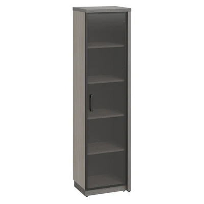 Шкаф высокий WOOD&STONE СФ-534582, дрифтвуд/бетон чикаго темный, 537х455х2083 мм 1488036343