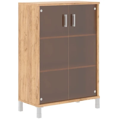 Шкаф средний BORN B 420.8 дуб бофорд, 900х450х1286 мм 1963982514