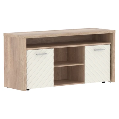 Тумба с фригобаром TORR LUX TLTF-3D, латте/дуб каньон, 1640х550х800 мм 2143890990
