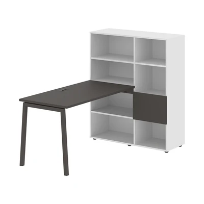 Стол-стеллаж EDIS L ELRST 1113, мокко/мокко, 1790х1120х1355 мм 1078272143