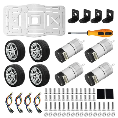 Шасси автомобиля-робота Yahboom Mini (2 слоя, контрольная плата ESP32) 380427971