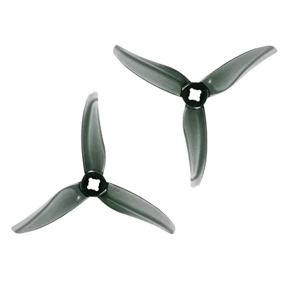 Пропеллеры Gemfan Hurricane 3520 3-лопастные (Прозрачный серый) (M5 / 1,5 мм) (2CW+2CCW) 397875378