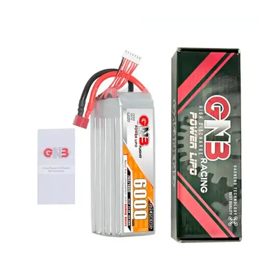 Аккумулятор GNB 6000 mAh 6S 70С XT60 для FPV дрона 362525564
