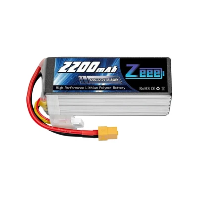 Аккумулятор Zeee 2200мАч 6S 120C LiPo (XT60) 763787427