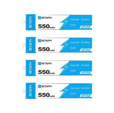 Аккумуляторы BETAFPV 550мАч 1S 40C LiHV (4 шт) 980525936