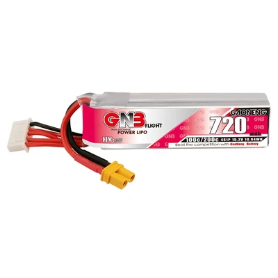 Аккумулятор GNB 720мАч 4S 100C LiHV (XT30) 1514627296