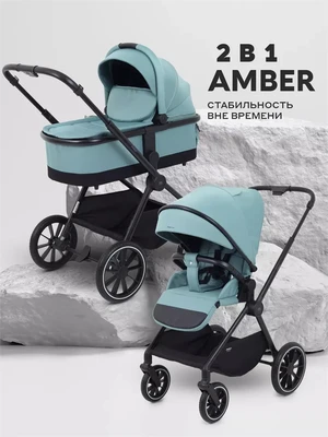 Коляска 2 в 1 Mowbaby Amber Mint 960150853
