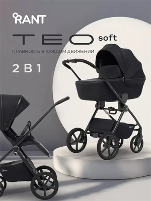 Коляска 2 в 1 Rant Teo Soft Black 789036931