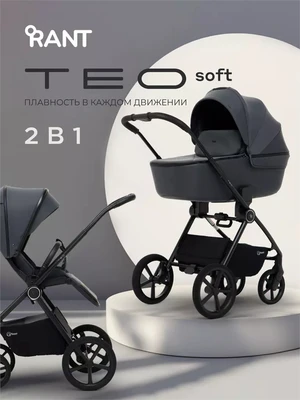 Коляска 2 в 1 Rant Teo Soft Graphite 1275421804