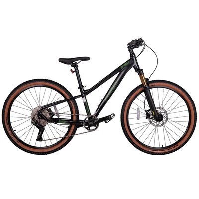 Велосипед 26" ACID Pro R-Six Black-flat/Neon-green Oil Fork (groupsets Shimano Deore) 166701750