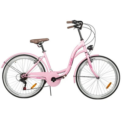 Велосипед 26' ACID Q 690 Rose Dusty/Pink 2026 (с корзиной) 5934537