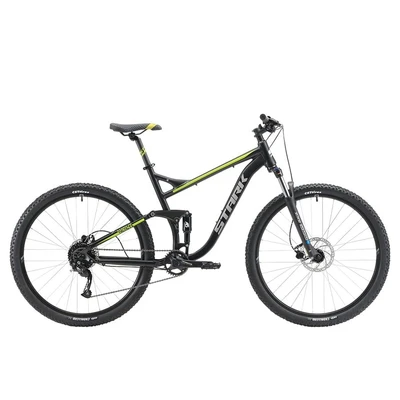 Велосипед Stark'22 Tactic FS 29.5 HD черный/зеленый 1226690094