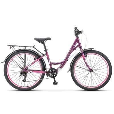 Велосипед Stels Miss-4300 V V010 Фиолетовый/Розовый (LU098484) 1826540167