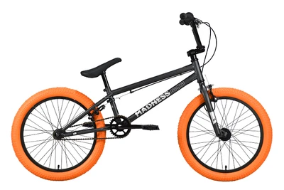 Велосипед Stark'22 Madness BMX 1 темно-серый/серебристый/оранжевый HQ-0014402 1394715592
