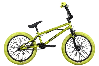 Велосипед Stark'24 Madness BMX 3 зеленый металлик/черный, зеленый/хаки HQ-0014374 246697782