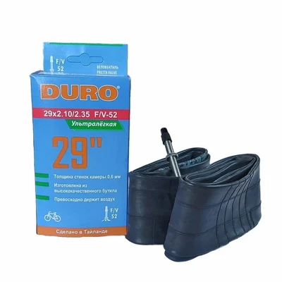 Велокамера 29' DURO 29x2,10/2,35 F/V-52 (легкая 177гр,0,6мм)/DHB01049 95456761
